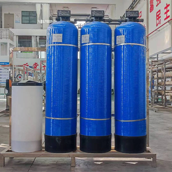 4T/H Commercial Resin Energy Saving Water Softening Machine With Sand Filter