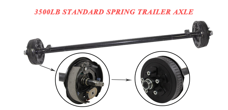 Light Trailer Stub Hub Spindle Axle Trailer Parts for Enhanced Trailer Performance