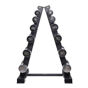 China Training Bodybuilding Steel Metal Dumbbell Rack Multifunctional Foldable wholesale