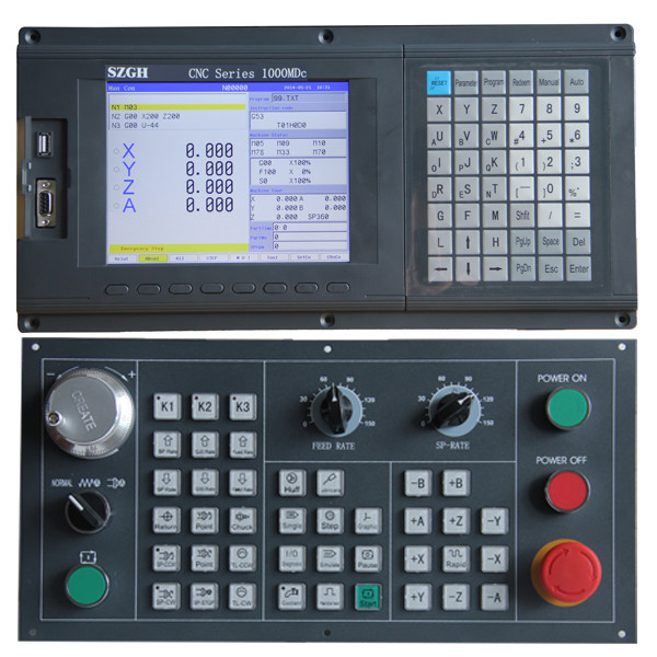 CE PLC Ladder CNC Lathe Controller Board With USB Interface , 2 year warranty