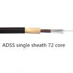 ROSH FRP 72 Core Fiber Optic Cable , ADSS Aerial Drop Cable