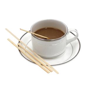 China 110x5x2mm Thick Bamboo Stirrer Sticks Wrapped Coffee Stirrers wholesale