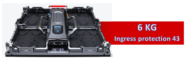 P4.81 RGB SMD LED Panel Rental WIth 500x500mm Aluminum Cabinet