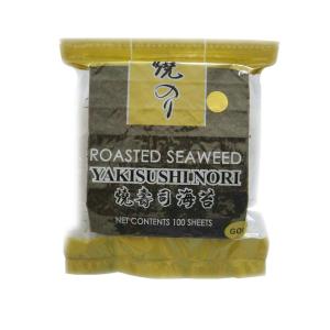 China 2.8g Roasted Seaweed Yaki Sushi Nori 50 Sheets Natural Flavor wholesale