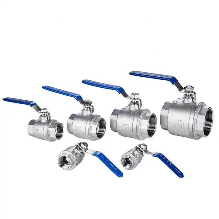 3/8" Ss304 Normal Pressure Ball Valve With Thread Connection 3A DIN NPT BSPT BSPP