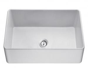 China High Quality Apron-front/Farmhouse Composite Granite Sink Single Bowl wholesale