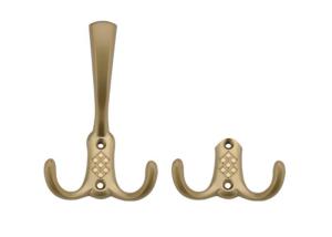 China Zinc Alloy Decorative Double Coat Metal Hooks for Clothes Hanger T1057 wholesale