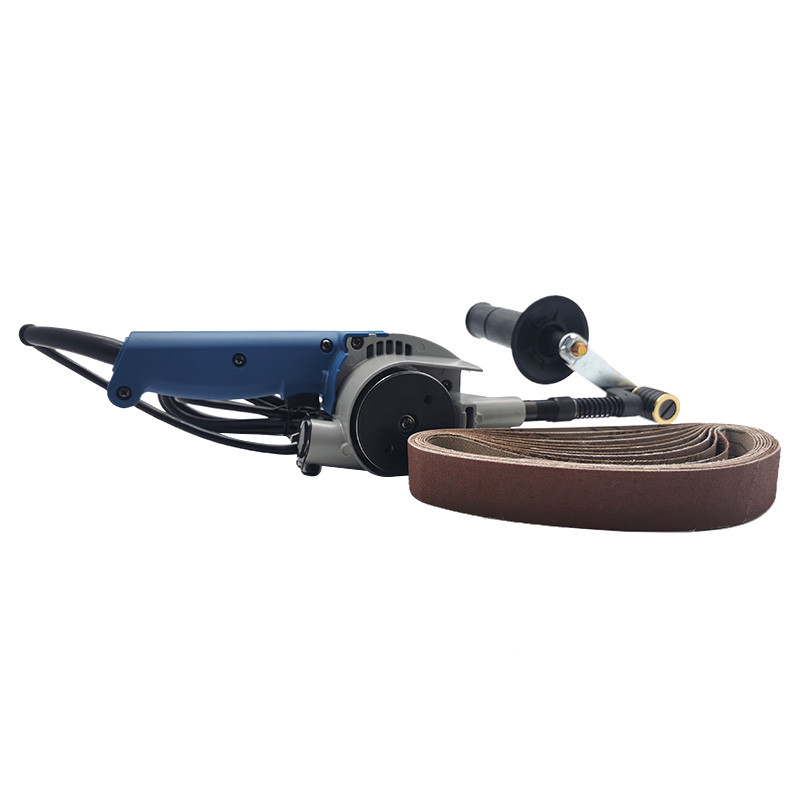 220V / 380V Glass Edging Machine Metal Belt Sander Machine Portable