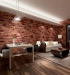Contemporary economical waterpoof 3D brick foam Vinyl Wallpaper