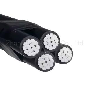China 1Kv PE PVC Insulation Aerial Bundled ABC Cable Aluminum Conductor Overhead Cable wholesale