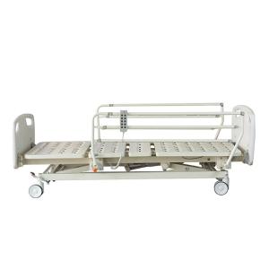 China Wooden Anti Winding Homecare Hospital Bed With ABS Dinner Panel wholesale