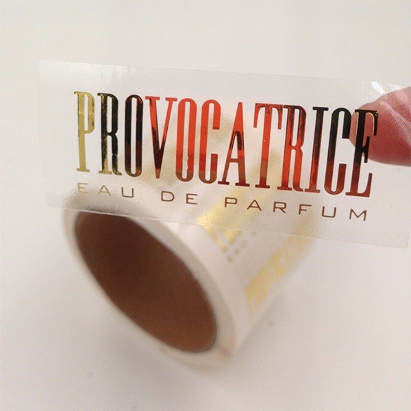 Waterproof Custom Gold Foil Tamper Proof Hologram Stickers