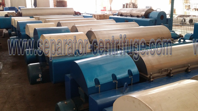 Industrial Horizontal Continuous Decanter Separator - Centrifuge For Wastewater Treatment