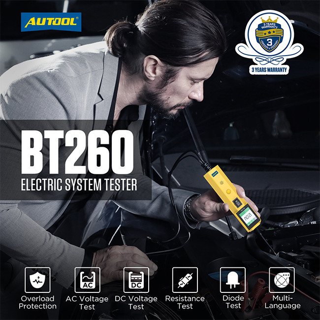 Electrical Circuit Car Diagnostic Tester LED Voltage Digital Diagnostic Tool Pb100 6-30v