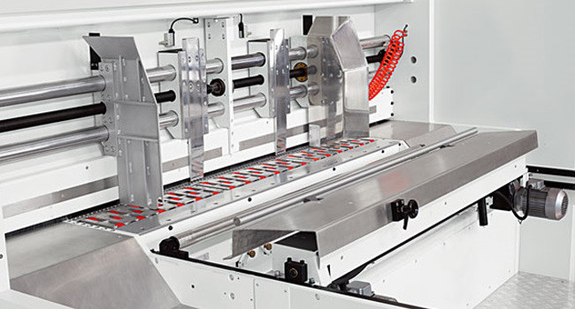 Water Ink Carton Box Flexo Printing Machine , 5 Colors Flexo Printer Slotter Machine 40KW