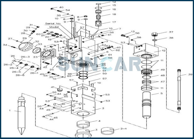 DD691520 Breaker Seals Repair Kit Fits HK330 In BHI Hydraulic Hammer