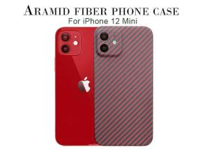 China Matte Finish Full Cover Kevlar Aramid Fibre Phone Case For iPhone 12 Mini wholesale