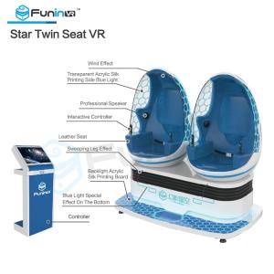 China 220V 9D Virtual Reality Simulator / Amusement Park 360 Degree Movie Theater wholesale