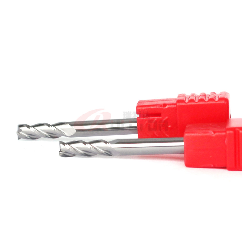 3 Flute Aluminum End Mill Bits 1/8" 4mm Solid Carbide Square End Mill For 7075 Aluminum