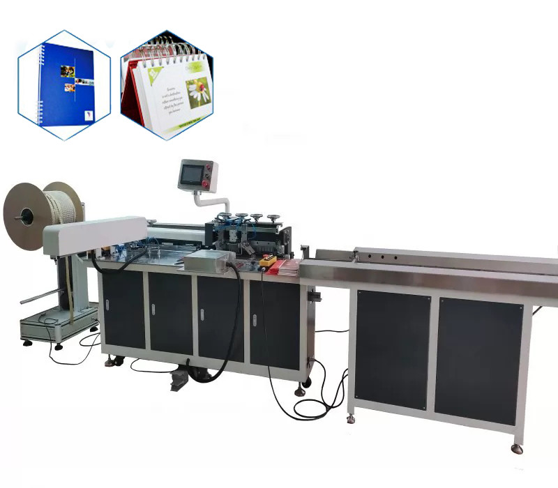 Desk Calendar Automatic Spiral Punching Machine , 1-6mm Spiral Hole Punch Binding Machines