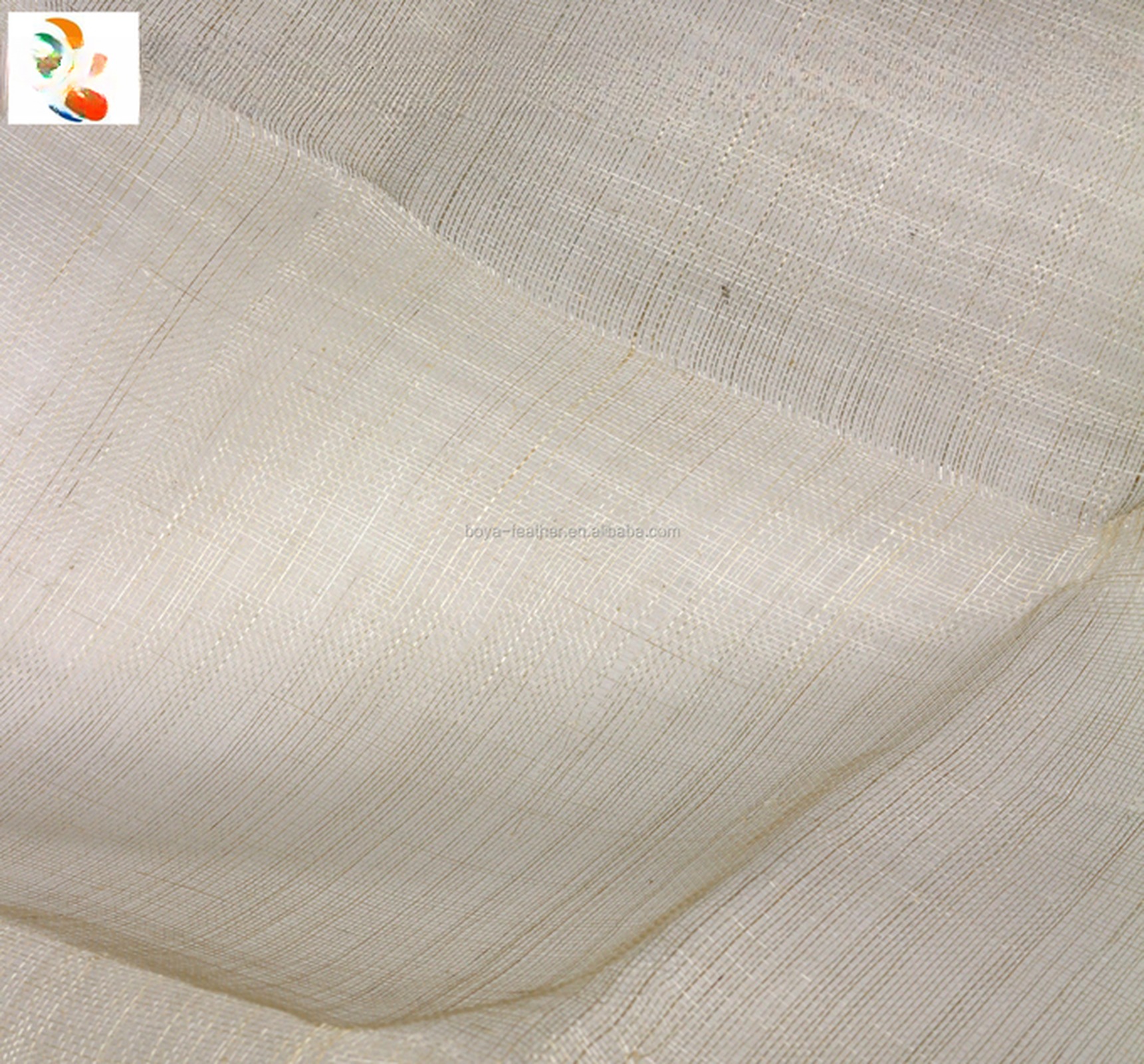 Dyed Goose Feather Sinamay Fabric for Hat Decoration and Millinery Supplies