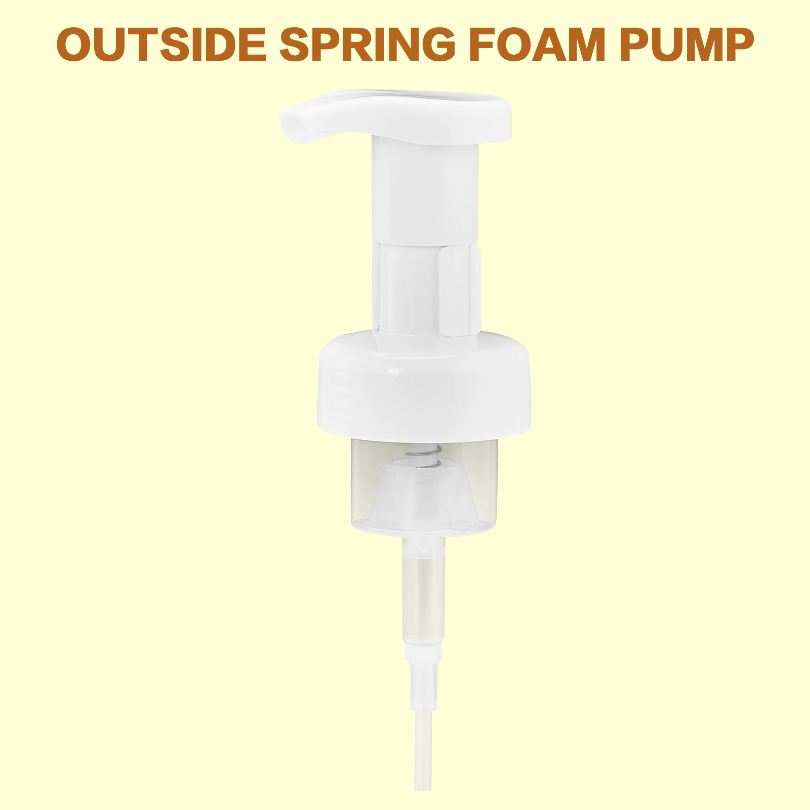 500ml Volume Body Cream Pump Bottle Head With PET Material