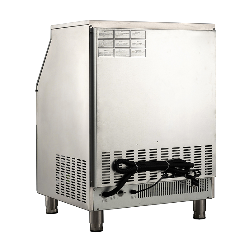 60KG Ice Storage Capacity Production Line Cube Ice Maker Machine for Building Material Shops