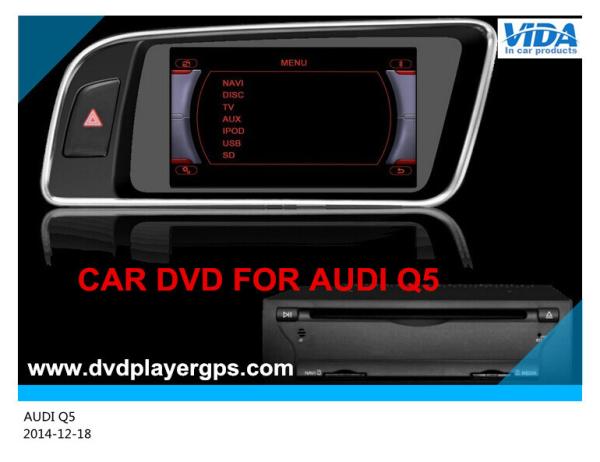 7inch HD touch screen car dvd gps android car dvd player for Audi Q5 right hand