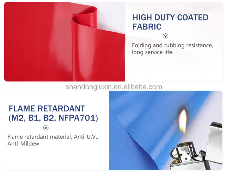 Medium Weight Waterproof Tarpaulins Fabric Uv Treated Woven Outdoor for Tent Covering