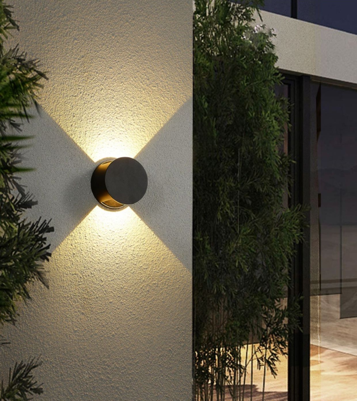Outdoor adjustable waterproof wall lights modern simple household style exterior wall lamp spotlight balcony wall lamps
