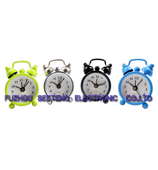 desktop clock alarm clock lovely design plastic colorful material