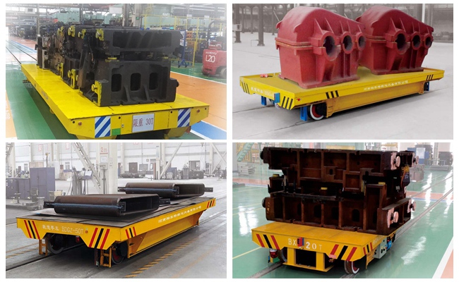 cable motorized flat cart for workshop transfer carriers/transportation carriage