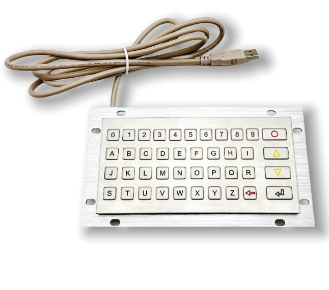 41 Keys Mini Industrial PC Keyboard Lightweight For Common Operation Systems