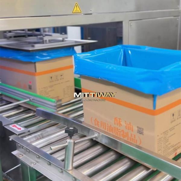 Margarine Bag Folding Machine High Speed Poly Bag Sealer Machine 5KW