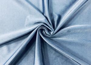 China Stretchy Blue Haze Underwear Fabric / 200GSM 85% Polyester Spandex Material wholesale