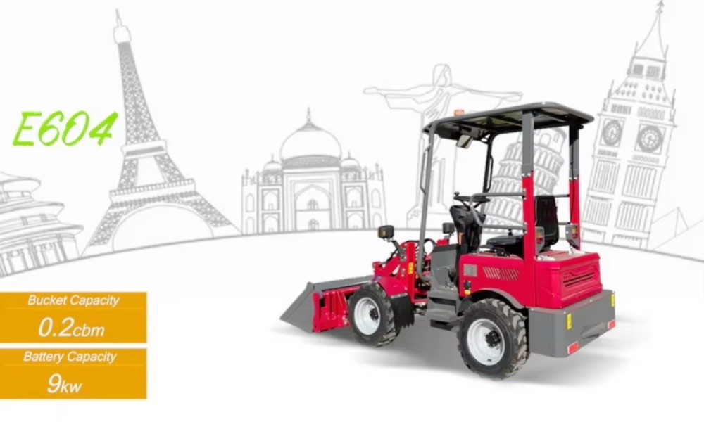 Chinese Loader Machine High Quality Battery Powered Electric Small Wheel Loader