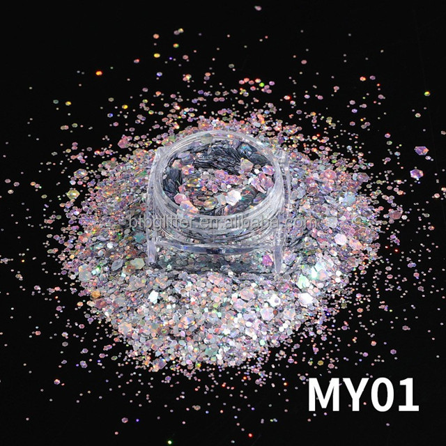 OEM/ODM Yes Chameleon Cat Eye Glitter Sequins Makeup Finger Nail Beauty DIY Quicksand Mahjong Drops Glue Nail Nail Patch Glitter