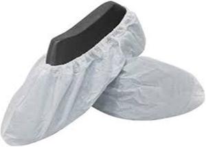 China Eco Friendly Anti Slip Disposable Shoe Cover , PP Blue Medical Disposable Foot Covers wholesale