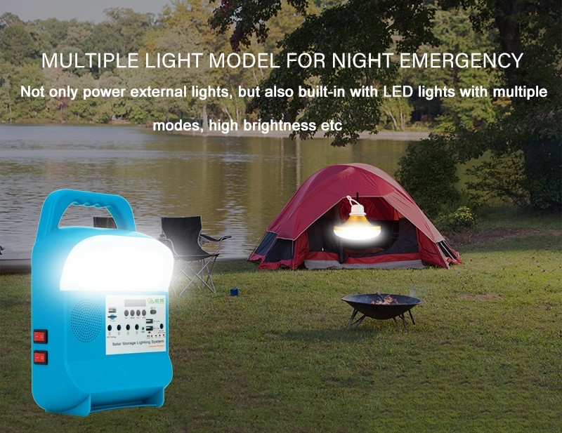 USB Rechargeable Solar LED Camping Light Bulb Tent Lamp BBQ Hiking Portable Emergency