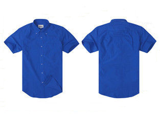 Soft Material Custom Teen School Uniform , Short Sleeve Casual School Uniform