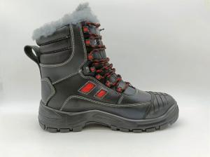China Durable Leather Work Boots Steel Toe High Top Winter Boots wholesale