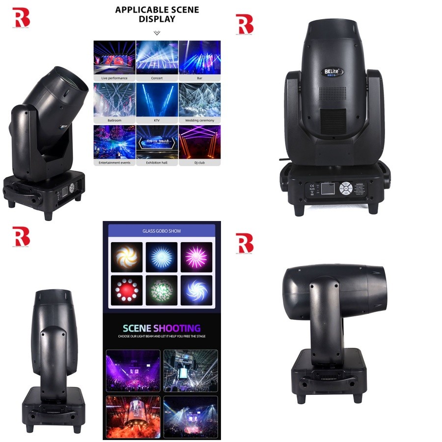 380W 19R Beam Waterproof Moving Head Stage Lights Ip65 Moving Head Sky Beam Searchlight