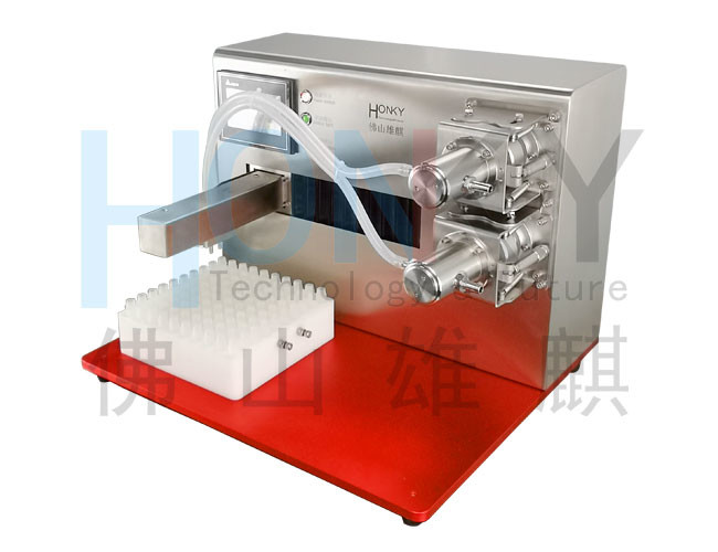 Desktop Clean Bench Essential Oil Filling Machine With Double Head Hgih Precision