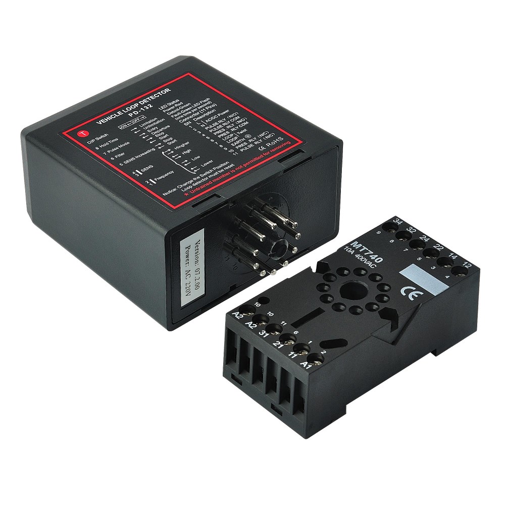 Vehicle Loop Detector Single Channel Loop PD-132 In Barrier Gate System