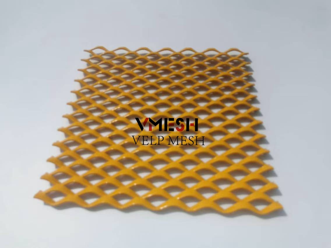 Decorative Facade Expanded Aluminium Mesh Powder Coated Screens