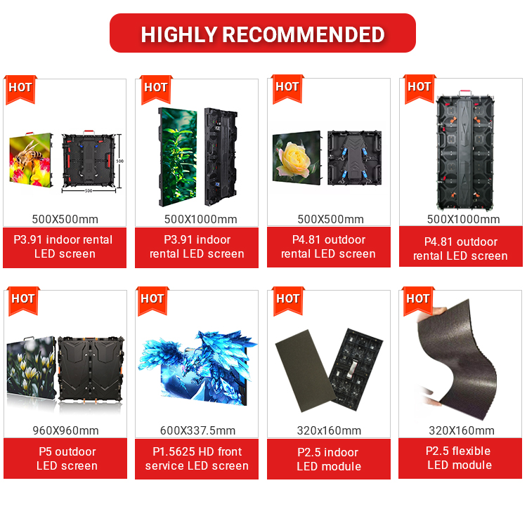 Outdoor P4.81 High Brightness Led Display Screen Cabinet 500*500 Mm For Rental Advertising Led Video Wall