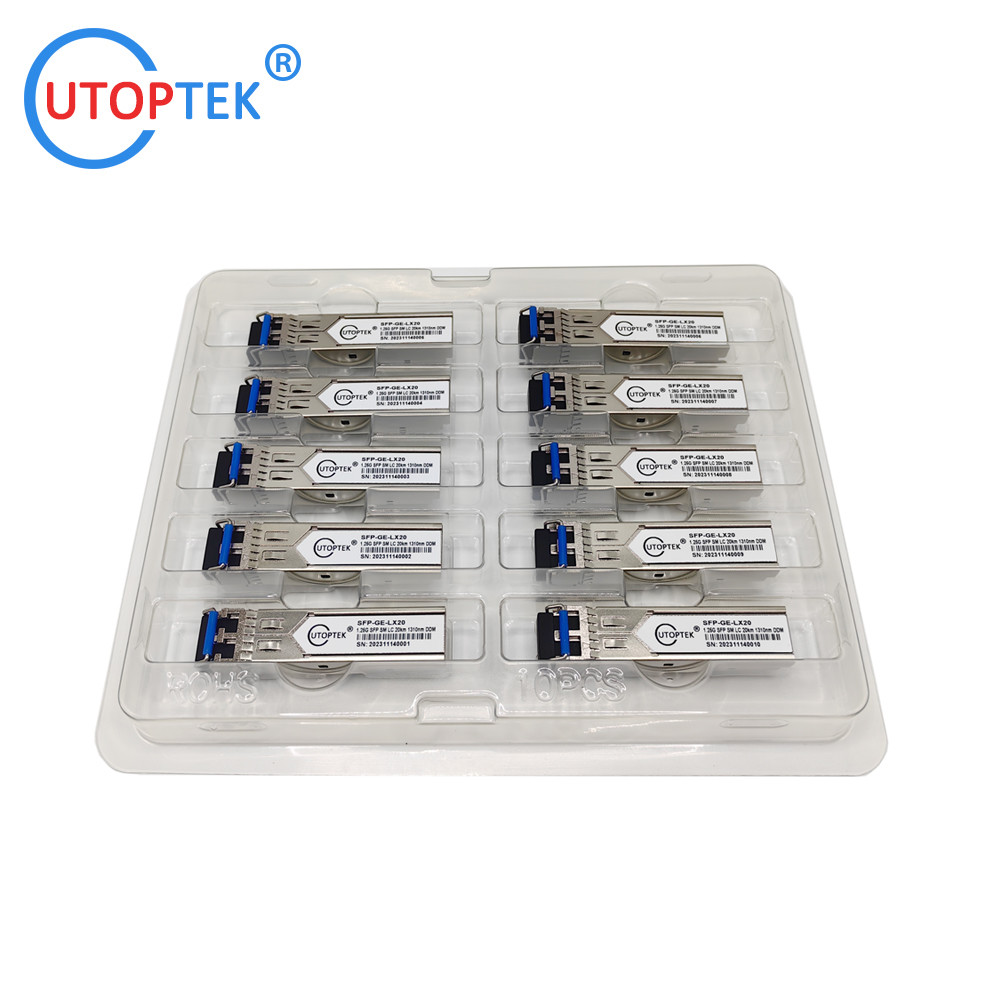 2.5Gb/s SFP Single mode 1310nm 40km duplex LC optical fiber Transceiver Module DDM for cisco/huawei/Aruba/HP