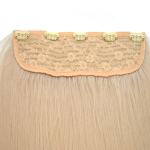 One Piece Long Clip In Hair Extensions Human Hair 100 Gram Full Color