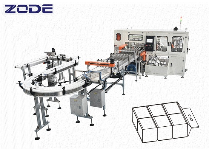 Fully automatic facial tissue baby wet tissue 3 bags packing machine