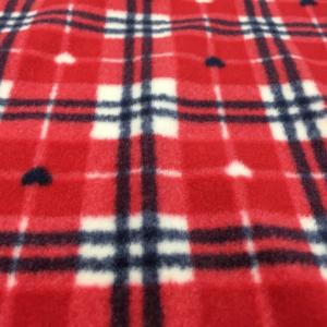 China 220gsm Patterned Polar Fleece Fabric 150D 288F 58'' 60'' wholesale
